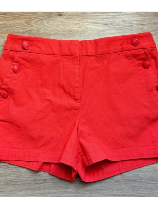 LOFT Pants - LOFT Riviera Sailor Shorts Bright Red Size 6 NWOT